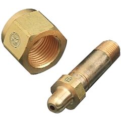 Western Enterprises Ss-334 Regulator Inlet Nuts, Corrosive Gases, Stainless Steel, Cga-330
