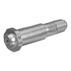 Western Enterprises Ss-60-3 Regulator Inlet Nipple, Inert Gas, 1/4 In (Npt), 2-1/2 L, Stainless Steel, Cga-677