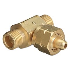 Western Enterprises T-Co-2 Manifold Coupler Tees, Coupler, Brass, Carbon Dioxide