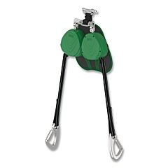 Msa Vtlew-022-Ps-A V-Tec® Edge® Personal Fall Limiter, Twin Leg, 8 Ft, 310 Lb Load Cap, Harness Locking Pin, Coated Snaphook Bottom Connector