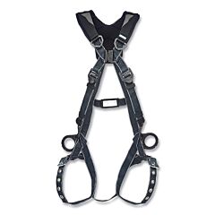 Msa 10252204 V-Fit Arc Flash Full-Body Harness, Back/Hips D-Rings, Super Xl, Qc Chest/Tongue-Buckle Leg Straps, Shoulder Padding