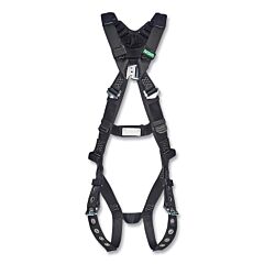 Msa 10252217 V-Form Arc Flash Harness, Back Loop, Extra Large, Tounge Buckle Leg Straps