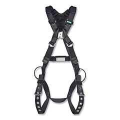Msa 10252225 V-Form Arc Flash Harness, Back/Hips Loop, Extra Large, Tounge Buckle Leg Straps