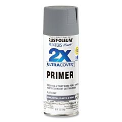 Rust-Oleum® 334017 Painter'S Touch® 2X Ultra Cover® Gloss Spray Paints + Primer, 12 Oz, Aerosol Can, Gray