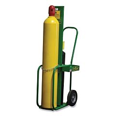 Saf-T-Cart 600-10-Fw Industrial Series Cart, 2 Cylinders, 10 In Semi-Pneumatic Wheels, Firewall