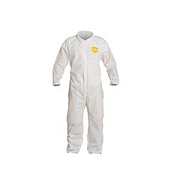 Dupont Pb125Swhlg002500 Proshield Basic Coveralls, Collar, White, Large