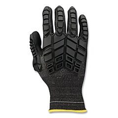 Honeywell 2332275N-7 Rig Dog Light Nbr High Dexterity Gloves, High Performance Polyethylene, Size 7, Black