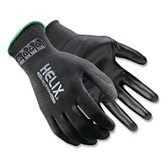 Hexarmor 1030-L Helix® High-Dexterity Work Gloves, 1030, Polyester, Large, Black