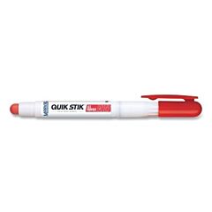 Markal® 61128 Quik Stik® All Purpose Mini Solid Paint Marker, 3/8 In X 4.625 In L, Red