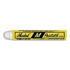 Markal® 81920 Paintstik® M And M-10 Marker, 11/16 In X 4.75 In L, White, M