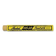Markal® 82421 Ws Paintstik® Marker, 3/8 In X 4.25 In L, Yellow