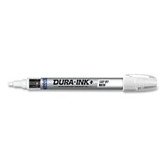 Markal® 96310 Dura-Ink®+ Easy Off Detergent Marker, White, Permanent Ink Marker