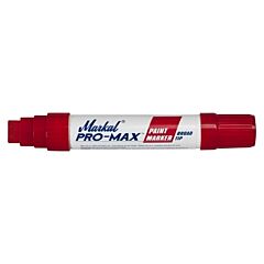 Markal® 90902 Pro-Max® Paint Marker, Red, Jumbo Tip, Chisel