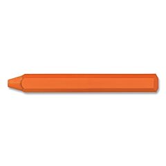 Markal® 82231 Scan-It® Plus Fluorescent Crayon, Hard, 1/2 In Dia, 4.75 In L, Orange