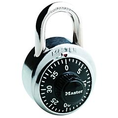 Master Lock 1500D No. 1500 Combination Padlock, 9/32 In Dia, 3/4 In L X 13/16 In W