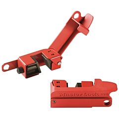 Master Lock 491B Grip Tight Circuit Breaker Lockout, 120/277 V, 1-1/4 In W X 3-1/2 In L