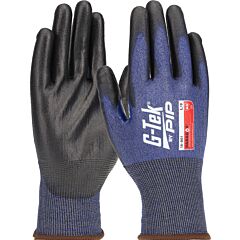 Pip 16-861/L Seamless Knit Polykor® Blended Glove With Posigrip Max Coating With Reinforced Thumb Crotch - 21 Gauge - Touchscreen Compatible, Blue, Size Large