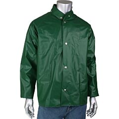 Boss 201-500-G/6X Tpu / Nylon Rain Jacket - 0.25 Mm, Green, Size 6X-Large