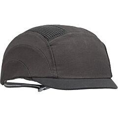 Jsp 282-Aal130-11 Essential Baseball Style Bump Cap With Hdpe Protective Liner And Adjustable Back - Micro 1" Brim, Black