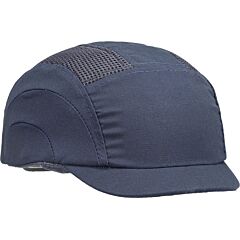 Jsp 282-Aal130-21 Essential Baseball Style Bump Cap With Hdpe Protective Liner And Adjustable Back - Micro 1" Brim, Navy