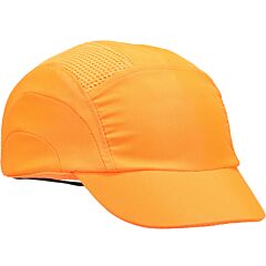 Jsp 282-Aal150-18 Essential Baseball Style Bump Cap With Hdpe Protective Liner And Adjustable Back - Short 2" Brim, Orange