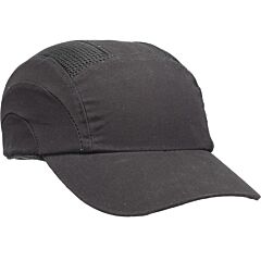 Jsp 282-Aal170-11 Essential Baseball Style Bump Cap With Hdpe Protective Liner And Adjustable Back - Standard 2.75" Brim, Black