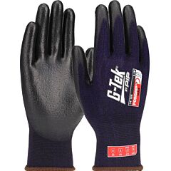 Pip 34-188/L Seamless Knit Nylon/Spandex Blended Glove With Posigrip Max Coating On Palm & Fingers - Touchscreen Compatible, Purple, Size Large