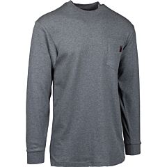 Pip 385-Frls-(Gr)-5X Ar/Fr Long Sleeve T-Shirt, Gray, Size 5X-Large