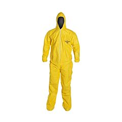 Dupont Qc122Tyl2X000400 Tychem Qc Coveralls W/ Hood And Boots, 2X-Large