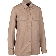 Pip 385-Frrsw-Tn/2X Ar/Fr Dual Certified Women'S Ripstop Long Sleeve Workshirt- 9 Cal/Cm2, Tan, Size 2X-Large