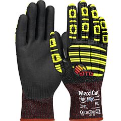 Atg 52-6745Fi/L Seamless Knit Engineered Yarn With Impact Protection - Touchscreen Compatible, Black, Size Large