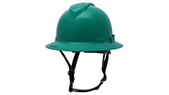 Pyramex Hpt256135 Ridgeline T2 Full Brim Type 2 Hard Hat, 6 Point Ratchet Suspension, Green