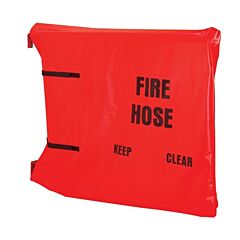 Brooks Rc25L Pin Rack Cover, 21"L X 30"H X 5"W, Red