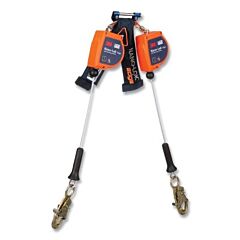 3M Dbi-Sala 3500279 Nano-Lok Edge Self-Retracting Lifeline, 8 Ft, Snap Hook, 420 Lb, 2 Legs, Galvanized Cable