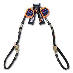 3M Dbi-Sala 3500287 Nano-Lok Edge Self-Retracting Lifeline, 9 Ft, Tie-Back Snap Hook, 420 Lb, 2 Legs, Galvanized Cable