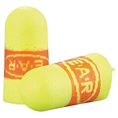 3M 312-1256 E-A-Rsoft Superfit Earplugs, Polyurethane, Red/Yellow, Uncorded, Regular