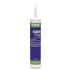 Geocel Gc58000 4300 Clear Sealant, 9.5 Oz, Cartridge, Clear