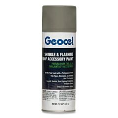 Geocel Gc91124-6X Shingle And Flashing Roof Accessory Spray Paint, 12 Oz, Aerosol Can, Gray
