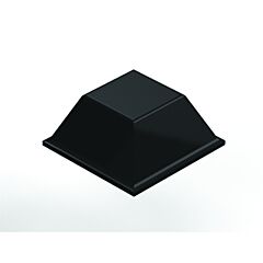 3M 021200-67380 Bumpon Protective Product, Sj5018, Square-Tapered With Flat Top, Pu, 0.5 In L X 0.5 In W X 0.228 In H, Black, 3000 Per Case