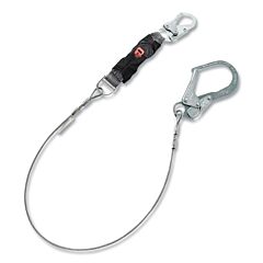 Msa 10199016 V-Series Leading Edge Safety Lanyard, 6 Ft, Single, Large/Small Snaphook, High Heat Cable, Fixed, 310 Lb
