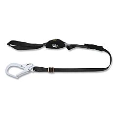 Msa 10199063 V-Series Utility Shock Absorbing Lanyard, 6 Ft, Twin, Web Loop/Small Snaphook, Arc Flash, Adjustable, 310 Lb