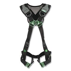 Msa 10239982 V-Flex Full-Body Harness, Back D-Ring, Super Xl, Qc Chest/Leg Buckles, Leg/Shoulder Padding