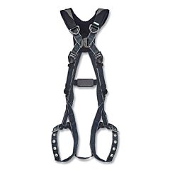 Msa 10252166 V-Fit Arc Flash Full-Body Harness, Back D-Ring, Super Xl, Qc Chest/Tongue-Buckle Leg Straps, Shoulder Padding