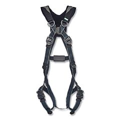 Msa 10252170 V-Fit Arc Flash Full-Body Harness, Back D-Ring, Super Xl, Qc Chest/Leg Strap Buckles, Shoulder Padding