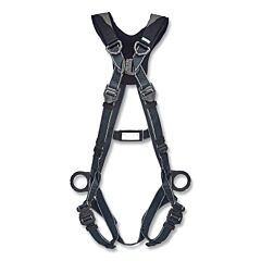 Msa 10252208 V-Fit Arc Flash Full-Body Harness, Back/Hips D-Rings, Super Xl, Qc Chest/Leg Strap Buckles, Shoulder Padding