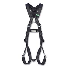 Msa 10252220 V-Form Arc Flash Harness, Back Loop, Standard, Quick-Connect Leg Straps
