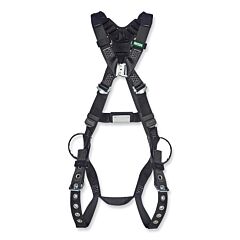 Msa 10252226 V-Form Arc Flash Harness, Back/Hips Loop, Super Extra Large, Tounge Buckle Leg Straps