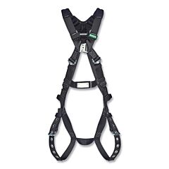 Msa 10252231 V-Form Arc Flash Harness, Back D-Ring, Extra Small, Tounge Buckle Leg Straps