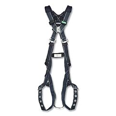 Msa 10252235 V-Form Welding Full-Body Harness, Back D-Ring, Super Extra Large, Tounge Buckle Leg Straps