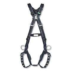 Msa 10252241 V-Form Welding Full-Body Harness, Back/Hips D-Rings, Standard, Tongue Buckle Leg Straps